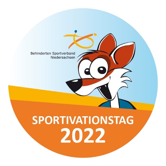 Behinderten Sportverband Niedersachsen - Sportivationstag 2022 Logo mit Sportfuchs