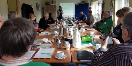 Teilnehmer der Strategieklausur der Grünen (Foto: Schütte) 0223-gruen