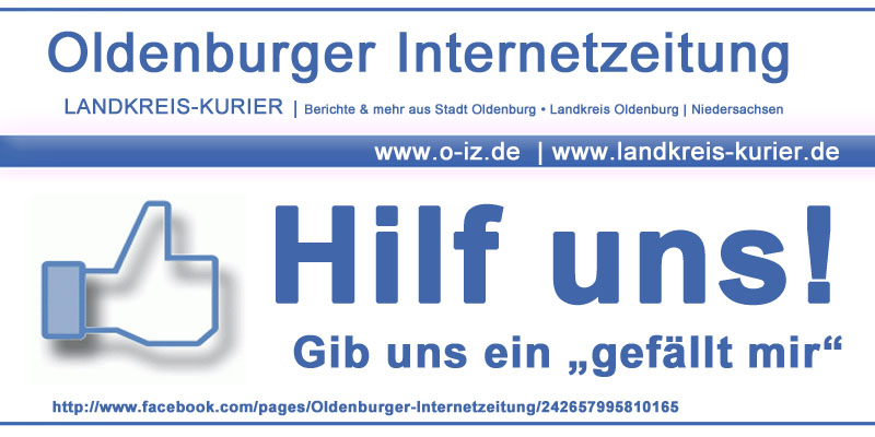 Internetzeitung Oldenburg in facebook https://www.facebook.com/pages/Oldenburger-Internetzeitung/242657995810165 Oldenburger Internetzeitung facebook