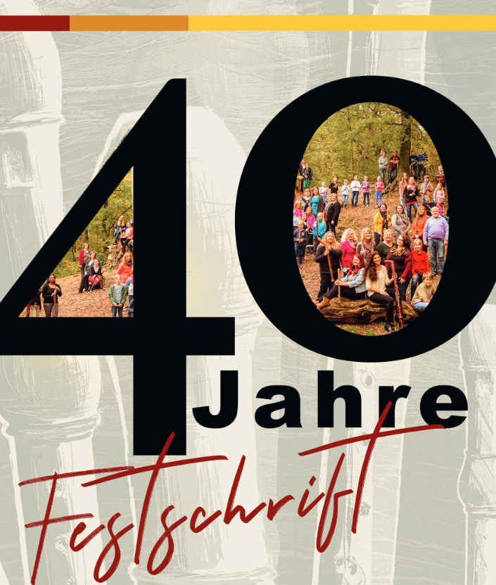 40 Jahre Blockflötenorchester Wardenburg. Titelseite Festschrift