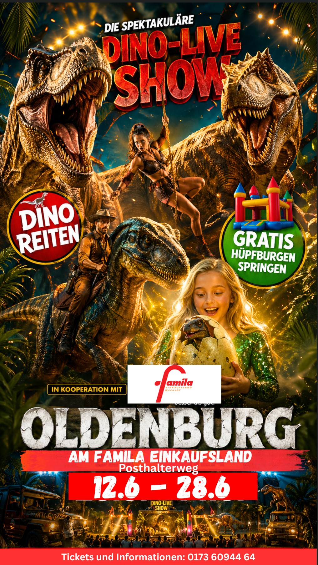 dino-live-show_oldenburg_famila_einkaufsland_wechloy_event-dinoreiten_hüpfburgen_kinderaktion_familientag