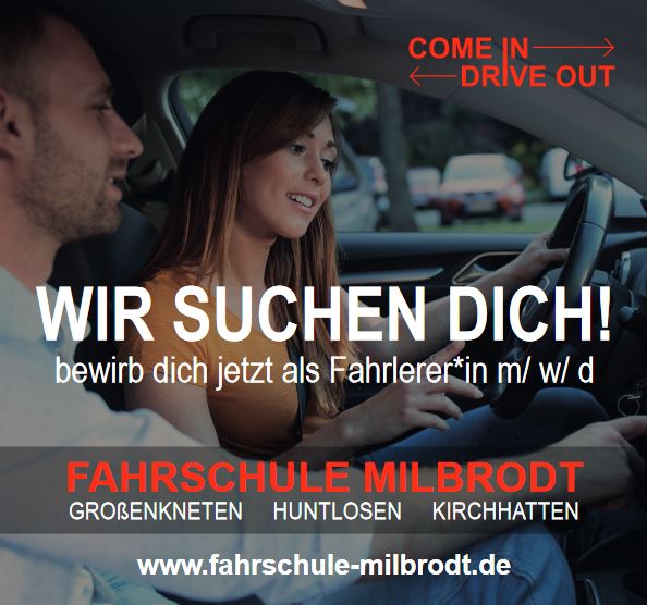 Fahrlehrer:in für Oldenburg Kreis gesucht → https://www.fahrschule-milbrodt.de/stellenangebot-fahrlehrer/