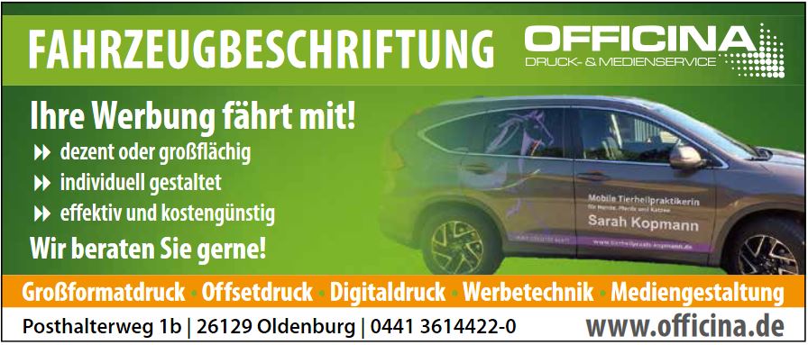 Fahrzeugbeschriftung_Oldenburg_OFFICINA
