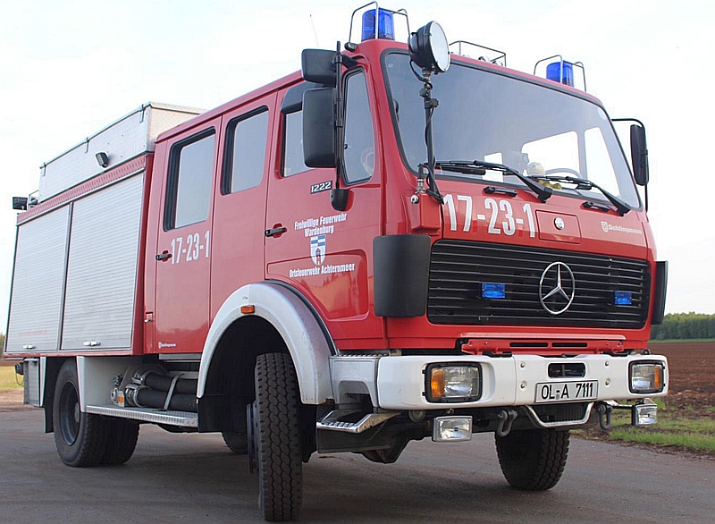 Löschfahrzeug der Freiwilligen Feuerwehr Wardenburg Achternmeer. Foto: Thomas Fürst  Pressewart FF Achternmeer 