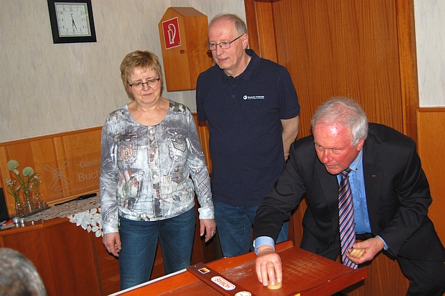 Turniereröffnung mit Schirmherrn Helmut Fokkena und Ingrid und Horst Köster