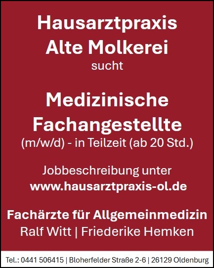 mfa_oldenburg_stellenangebot_job_hausarztpraxis_alte_molkerei_bloherfelde