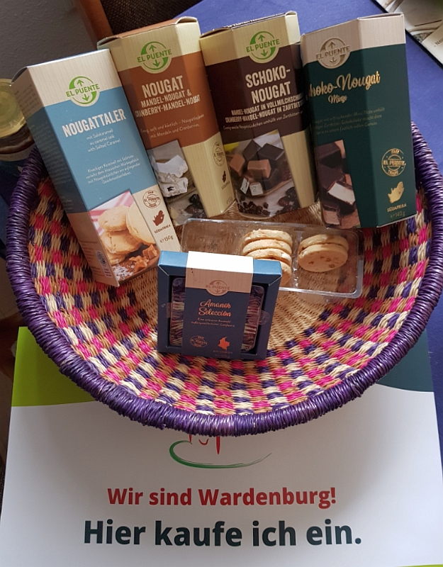 präsentkorb fair trade wardenburg