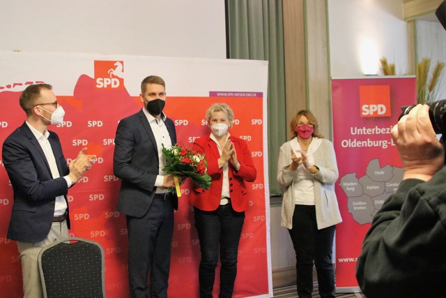 Nominierung von Thore Güldner als Wahlkreiskandidat für die Landtagswahl 2022 in Niedersachsen. Foto: Derya Yildirim SPD OV Hatten 