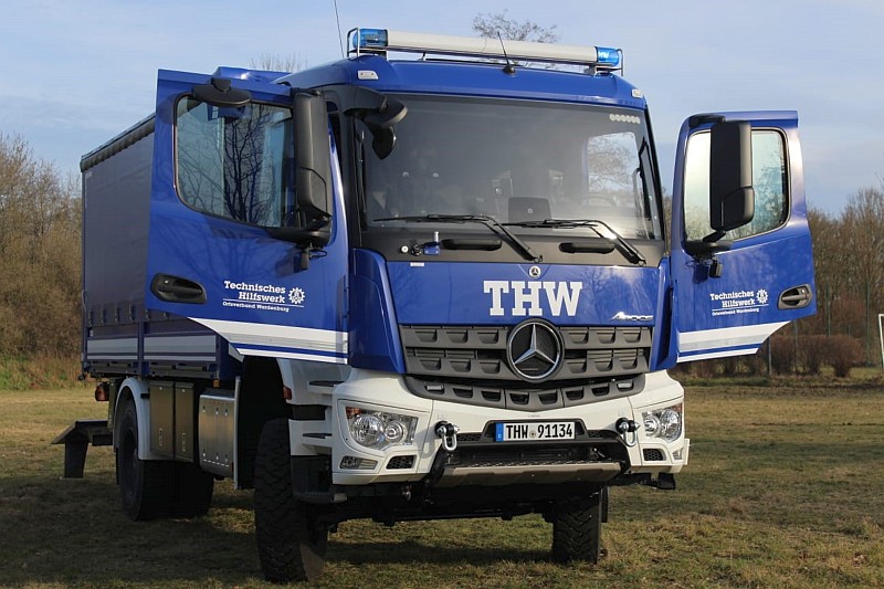 THW Wardenburg - neues Fahrzeug aus Bundesmitteln 7-Tonner in 2021 beschafft. Foto: Susanne Mittag MdB