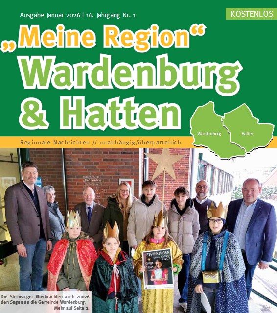 wh_meine_regon_titelseite_zeitung_januar_2026_sternsinger_wardenburg_gemeinde_rathaus
