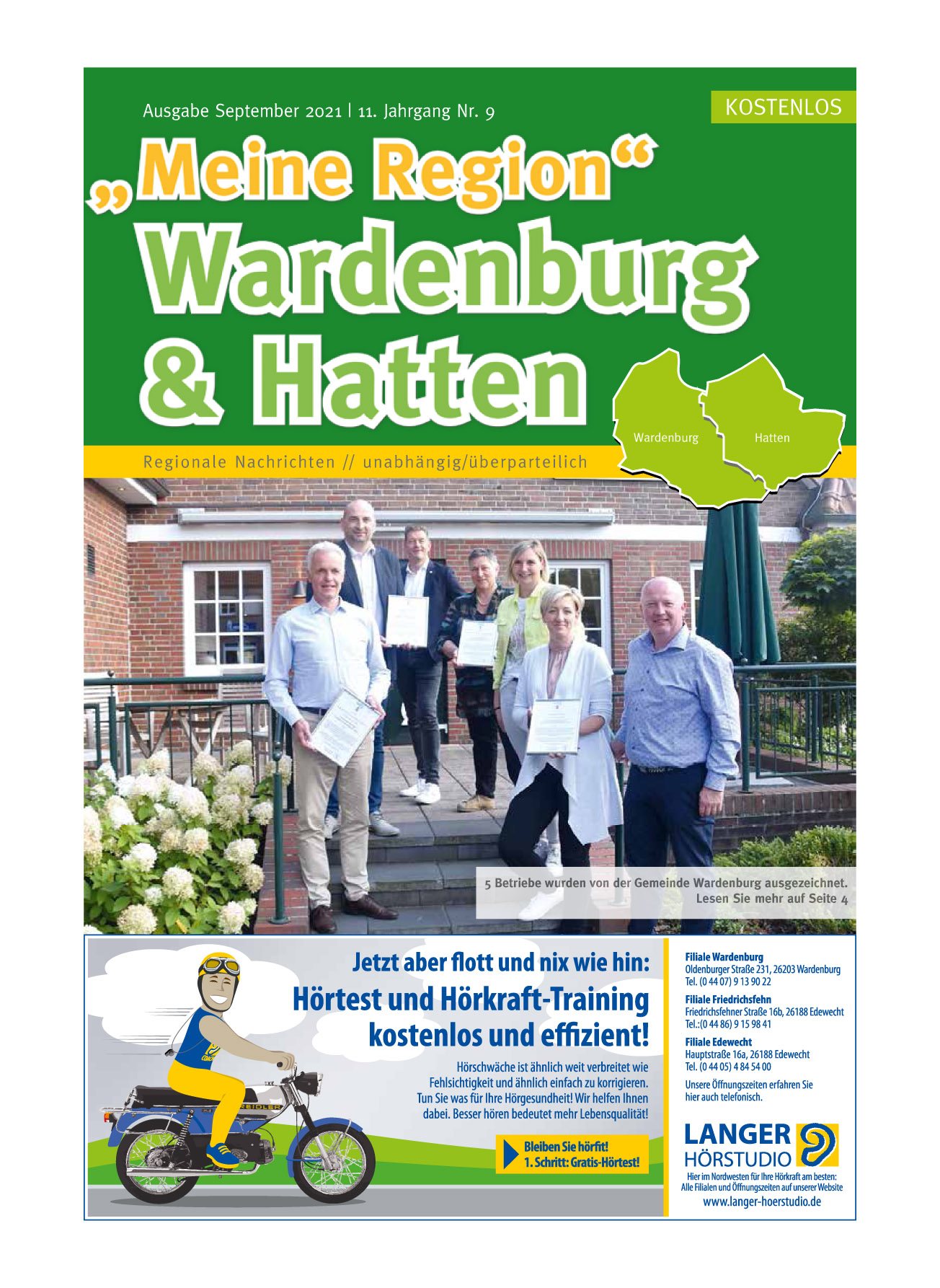 Meine Region Wardenburg & Hatten - kostenlose Zeitung www.meineregion-verlag.de
