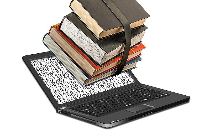 Digitalisierte Bücher Foto: Pixabay