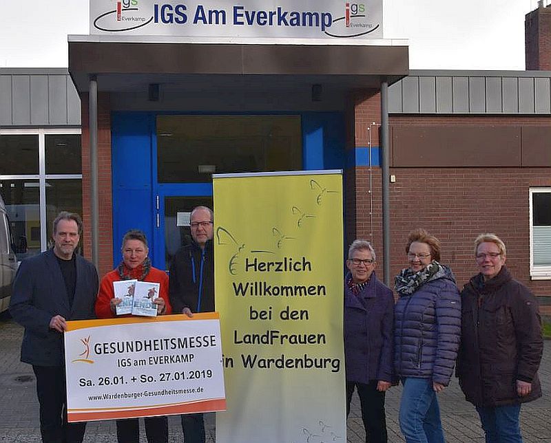 Gesundheitsmesse IGS Am Everkamp Wardenburg Gruppenbild LF-SL-GrAbo