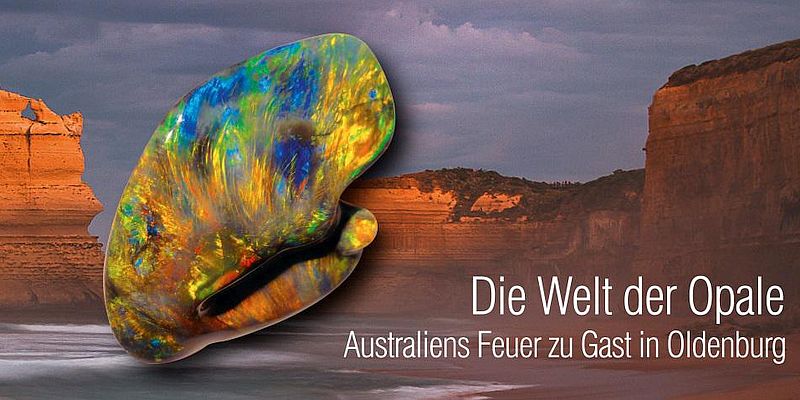 Die Welt der Opale - Australiens Feuer zu Gast in Oldenburg vom 27. - 29.4.18 in der Goldschmiede Speckmann Opal Ausstellung
